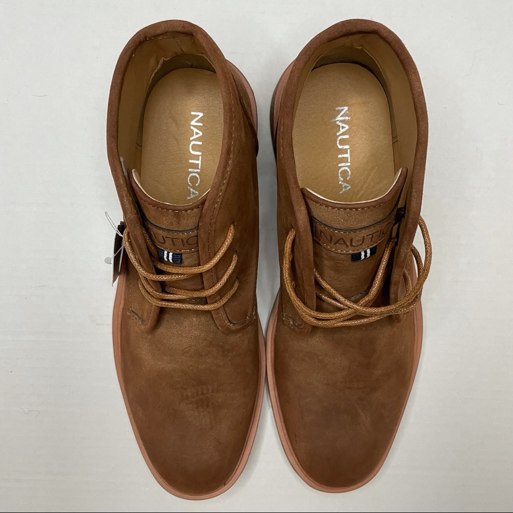 Mens Chukka Boots Linkside Brown Suede  7.5M New - Picture 8 of 10